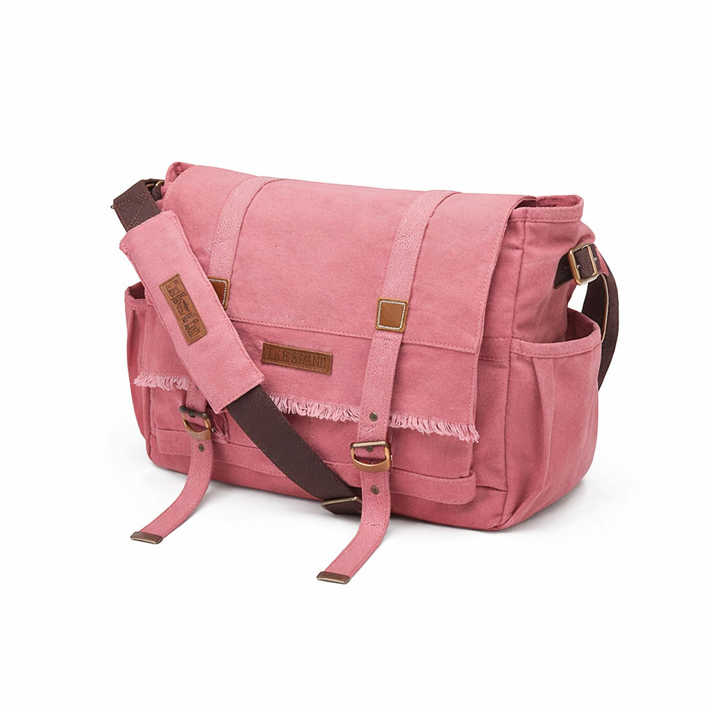 Pink Unisex Laptop Messenger Bag for Everyday Use 193